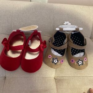 Baby girl fall & Christmas shoes bundle